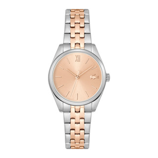 Lacoste Tuilerie รุ่น LC2001311 นาฬิกาข้อมือผู้หญิง สายสแตนเลส Silver/Rose Gold หน้าปัด 30 มม.