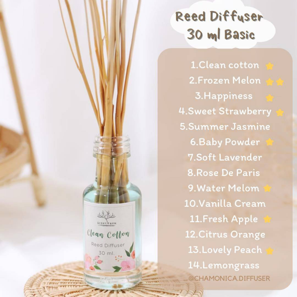 Perfume Wiz น้ำหอมปรับอากาศ 30 ml 60 ml ก้านไม้หอม หอมเหมือนบ้านเศรษฐี หอมจนแฟนขอนอนค้าง