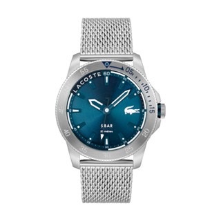 Lacoste Regatta รุ่น LC2011217 นาฬิกาข้อมือผู้ชาย สายสแตนเลส Silver/Blue หน้าปัด 46 มม.