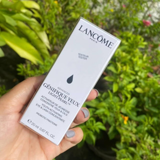 ส่งฟรี Lancome Advanced Genifique Yeux Light-Pearl Eye &amp; Lash Concentrate 20ml (Tester) เซรั่มฟื้นบำรุงผิวรอบดวงตา AUG01