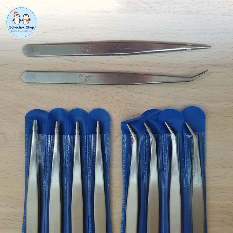 forceps ฟอเซป คีบหนีบสแตนเลส คีมหนีบด้าย คีมหนีบอเนกประสงค์ คีมหนีบต้นไม้ ยาว 15 cm