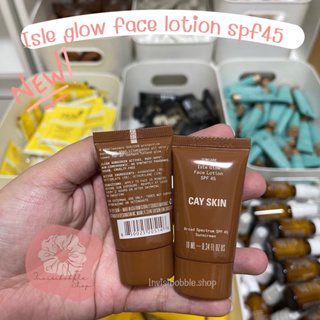 (ของแท้/พร้อมส่ง) lsle glow face lotion cay skin spf45 10 ml.