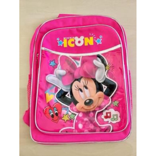 (ลด50%) กระเป๋าเป้เด็ก Minnie Mouse ลิขสิทธิ์แท้จาก Disney เด็กอายุ 5-8 ปี