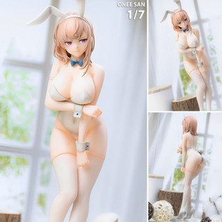 Figure ฟิกเกอร์ Astrum Design Original Artist Ikomochi White Bunny Onee san โอนี่ จัง 1/7 ชุดกระต่าย สีขาว Suit Rabbit