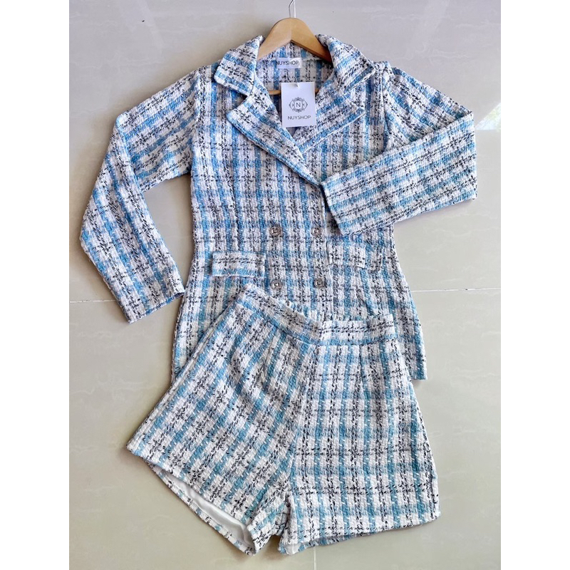 🩵พร้อมส่ง🩵ชุดเซทผ้าทวิต 🔖Nuy Shop