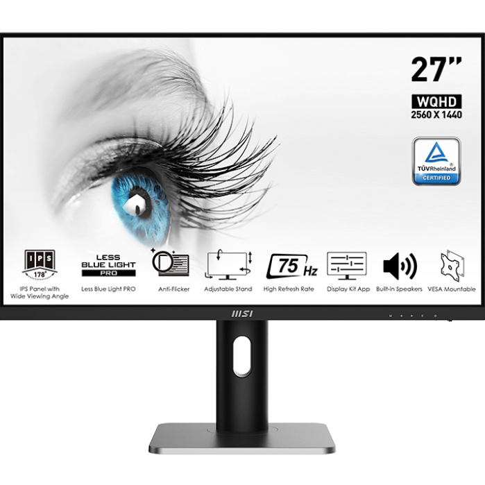 MSI PRO MP273QV IPS MONITOR BLACK