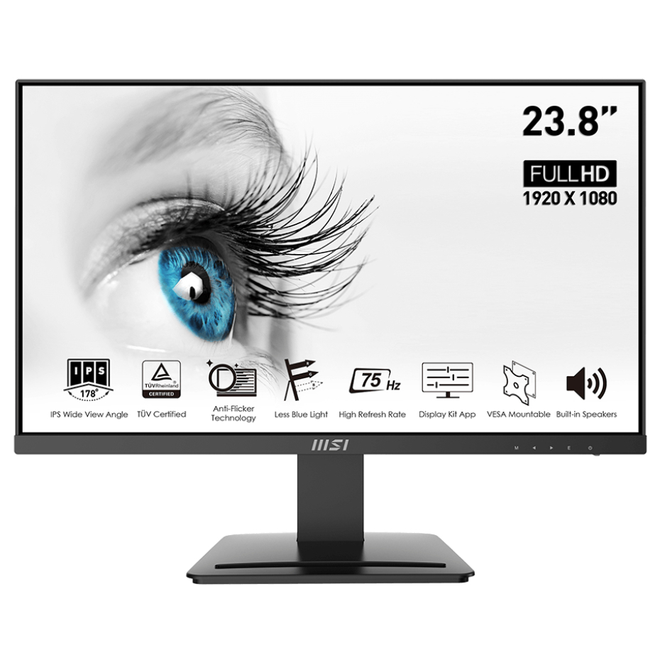 MSI PRO MP243 IPS BLACK MONITOR