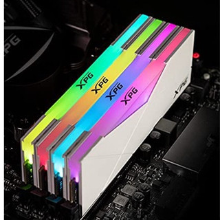 XPG RAM DDR4 D50 RGB 16GB (2x8GB) 3200 MHz U-DIMM Desktop Memory White (AX4U32008G16A-DW50) Warranty Lifetime