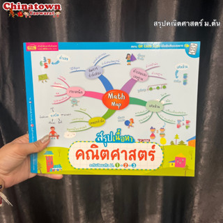 หนังสือ Math Map สรุปเนื้อหาคณิตศาสตร์ ระดับมัธยมต้น ม.1-2-3