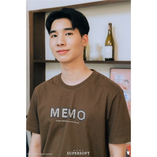 Memo By Hashtag เสื้อยืดแขนสั้น ทรงผู้ชาย รุ่น ALPHABET สินค้าลิขสิทธิ์แท้