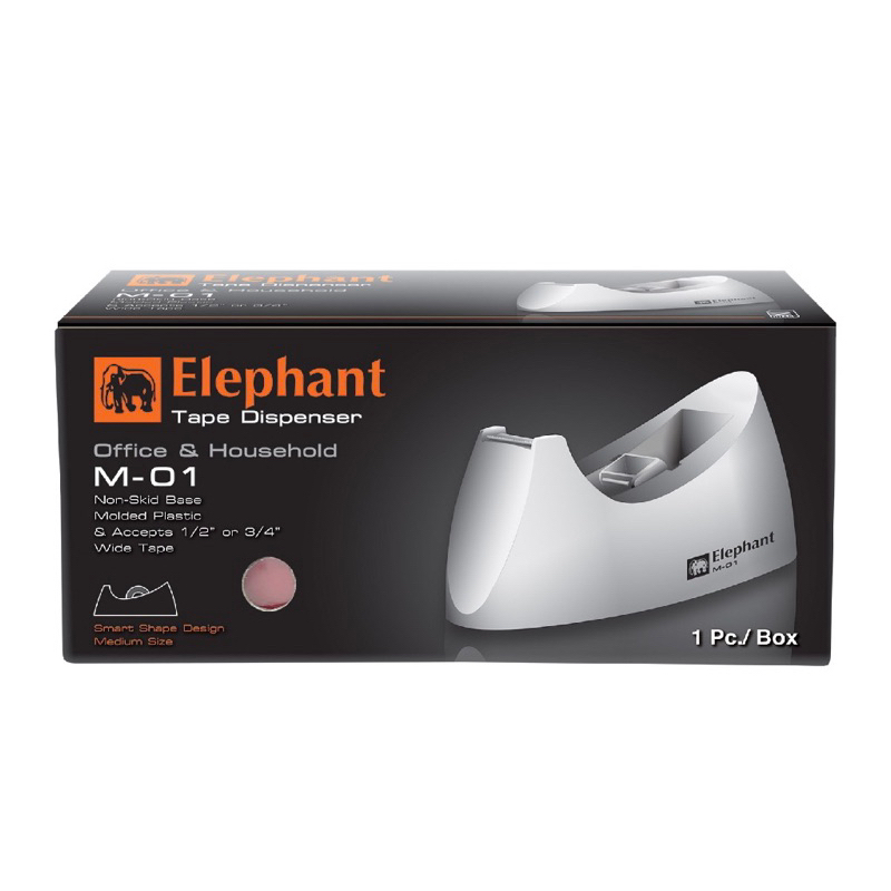 แท่นตัดเทป ตราช้าง รุ่น M-01 แกน 1 นิ้ว