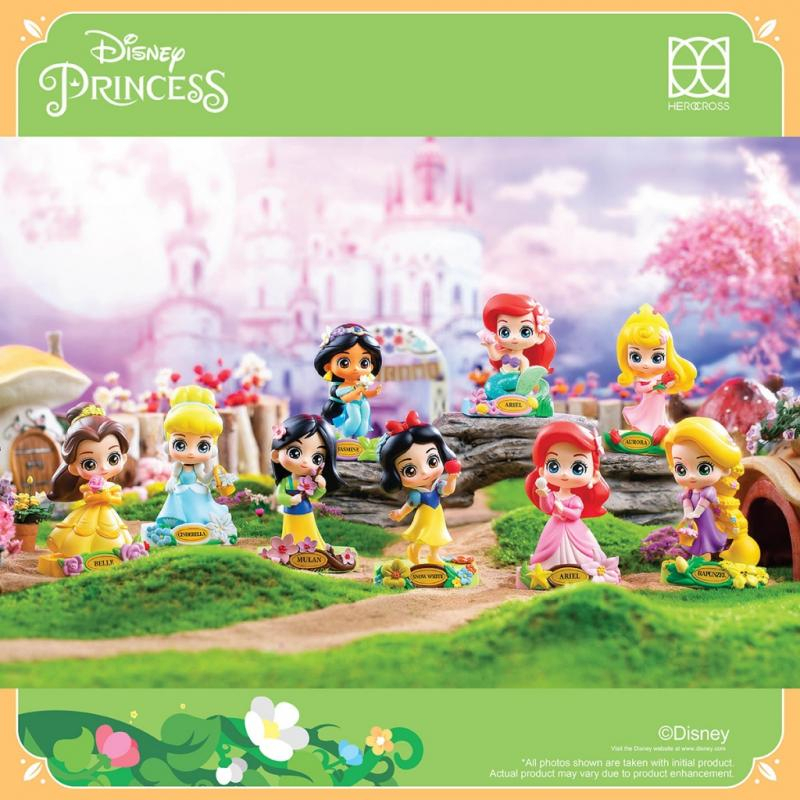 [พร้อมส่ง] โมเดลเจ้าหญิงกล่องสุ่ม Herocross Disney Princess Garden Dream serie งานลิขสิทธิ์แท้
