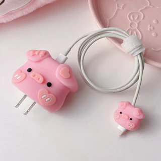 【ส่งจากไทย 114ลาย ไม่มีสาย】เคสมาใหม่ สำหรับ ไอโฟน Apple Power Adapter 18W/20W สายชาร์จ ลายการ์ตูนน่ารัก Cable Bite