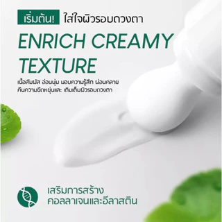 Plantnery Cica Centella Ceramide Eye Cream 15 g. ครีมทารอบดวงตา รอยคล้ำรอบดวงตา ลดถุงใต้ตา