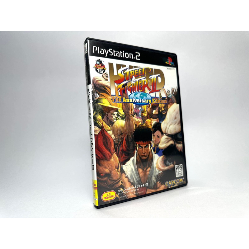 แผ่นแท้ Play Station 2 (japan)(ps2)  Hyper Street Fighter II: The Anniversary Edition