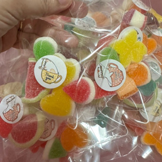 🍭🍡เยลลี่รสผลไม้🍓🍊🍇  แบ่งขาย ซองละ 5 บาท