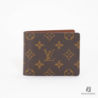 LV MULTIPLE SHORT BROWN MONOGRAM CANVAS MICROCHIP