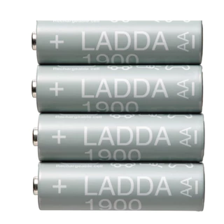 💥ส่งไวทุกวัน💥 Ladda ถ่านชาร์จ AA 1900 mAh & AAA 750 mAh แพ็ค 4 ก้อน rechangeable battery 1.2V (4 units per pack)