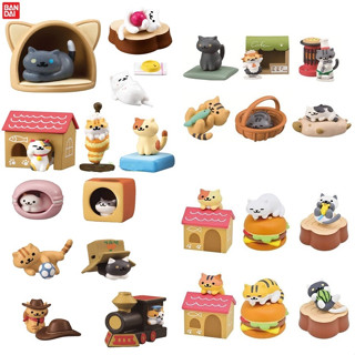 (เพิ่ม 5 แบบพร้อมส่ง) Gachapon กาชาปองแมวเนโกะ อาซึเมะ Bandai Cat Neko Atsume โมเดลแมว