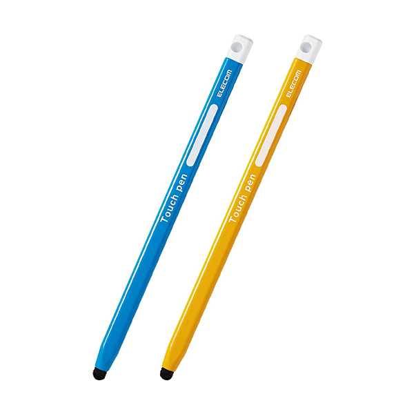 Elecom P-Tpen02Sbu ปากกาดินสอ เพลาบาง ทรงสามเหลี่ยม สีฟ้า สําหรับสมาร์ทโฟน แท็บเล็ต