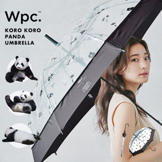 ร่มไวนิล Wpc. Koro Koro Panda Umbrella ร่มพลาสติก ร่มกันฝน ร่มยาว ร่มใส