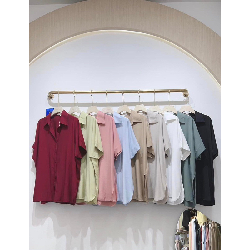 เสื้อเชิ้ตแขนสั้น Wanwan Clothing