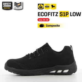 [รับประกัน 3 เดือน] Safety Jogger รุ่น ECOFITZ S1P LOW รองเท้าเซฟตี้หุ้มส้น หัวเหล็ก กันทะลุ ทำจากวัสดุรีไซเคิล ESD