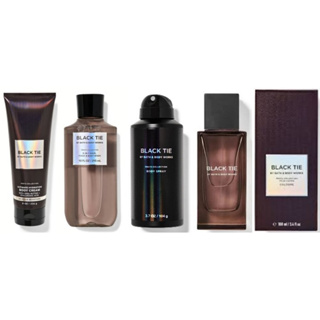 Bath Body Works  รุ่น Mens Collection กลิ่นหอมออกใหม่ กลิ่น Black Tie  หอมสุขุมลุ่มลึกนุ่มละมุนน่าซุกอก ใหม่แท้ 100% อเ