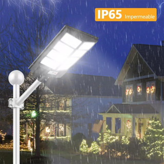 โคมไฟถนน Led พลังงานแสงอาทิตย์ 800W Ip65 กันน้ํา ความสว่างสูง พร้อมรีโมตคอนโทรล