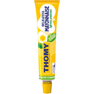 โทมี่ ซอส มายองเนส ซอสมายองเนส หลอดบีบ 200 มล - THOMY Mayonnaise Delikatess 200ml Tube