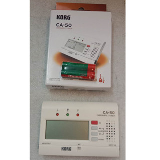 KORG CA50 Chromatic Tuner กีตาร์/เบส/แซ็กโซโฟน/ไวโอลิน/ขลุ่ย Universal Tuner ไม่มีชุดContact Microphone ชุด CM-300-BKRD