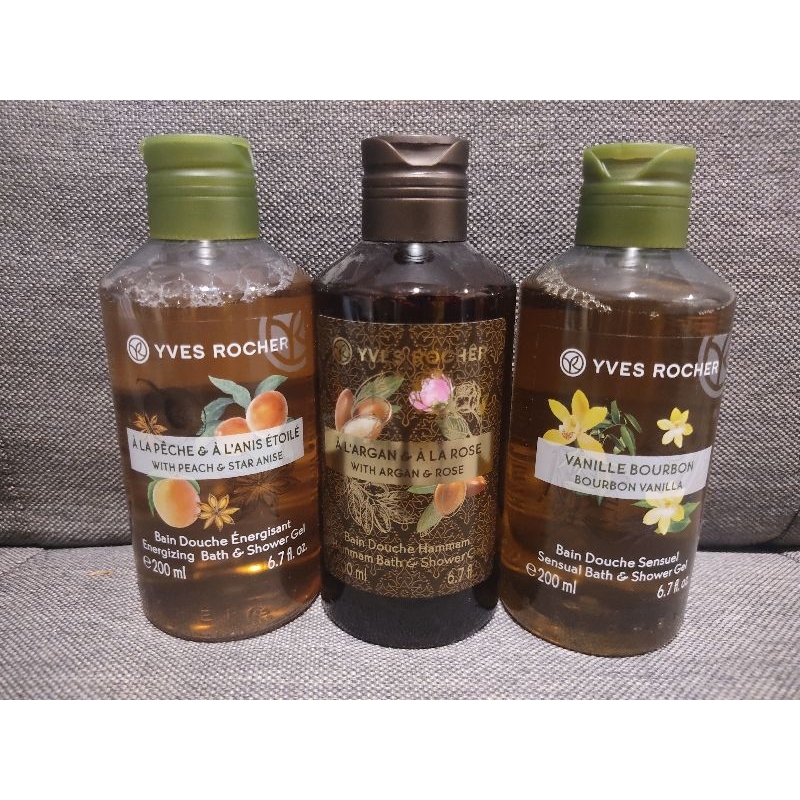 exp 2024/2025 /2026 แล้วแต่ล็อต [200ml] Yves Rocher bath & shower gel ครีมอาบน้ำ อีฟโรเช่