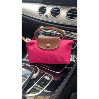 LONGCHAMP LE PLIAGE ORIGINAL Pouch with handle สีPink