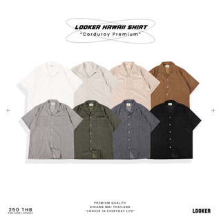 9%Clothing-เสื้อเชิ้ตแขนสั้น ผ้าลูกฟูก(Looker100%)