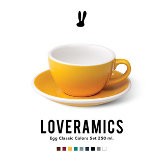 LOVERAMICS l รุ่น Egg Classic Colors Set l ขนาด 250ml. l Ceramic Mug l แก้วเซรามิค l แก้วดื่มกาแฟ l ร้าน CASA LAPIN