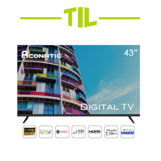 Aconatic LED Digital TV HD แอลอีดี ดิจิตอลทีวี ขนาด 43 นิ้ว รุ่น 43HD512AN (รับประกัน 1 ปี)