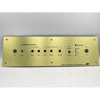 เพลทลำโพงบูลทูธZK-Gem2.1 ไม่ย้ายสีทอง (ช่อง5*25) วัตแบตเม็ดไ…