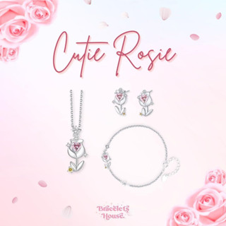 เครื่องประดับเงินแท้ Cutie Rosie 🌹ส่งฟรี EMS !