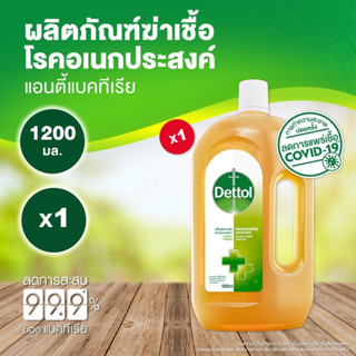 🔥Hots Sale🔥 Dettol เดทตอล น้ำยาทำความสะอาด น้ำยาฆ่าเชื้อโรค เอนกประสงค์ ไฮยีน มัลติ-ยูส ดิสอินแฟคแทนท์  250/500/750/1200