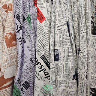 ผ้าเมตร ผ้าคอตตอน100%พิมพ์ลายหนังสือพิมพ์หน้ากว้าง60นิ้ว(150…