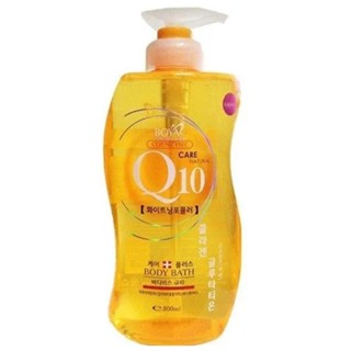 BOYA Q10 BODY BATH 800ml.โบย่า คิวเท็น บอดี้บาธ สบู่เหลว Q10 + คอลลาเจนสดสูตรเกาหลี