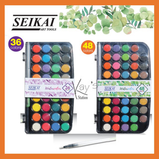 ชุดสีน้ำเค้ก 36 สี , 48 สี SEIKAI