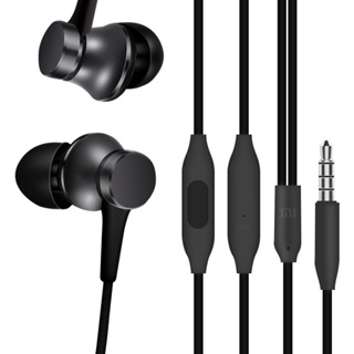 หูฟัง Xiaomi Headphones อินเอียร์ และไมโครโฟนในตัว ใช้กับช่องเสียบขนาด 3.5 mm ใช้ได้กับ 4/4A/7A/note3/4X