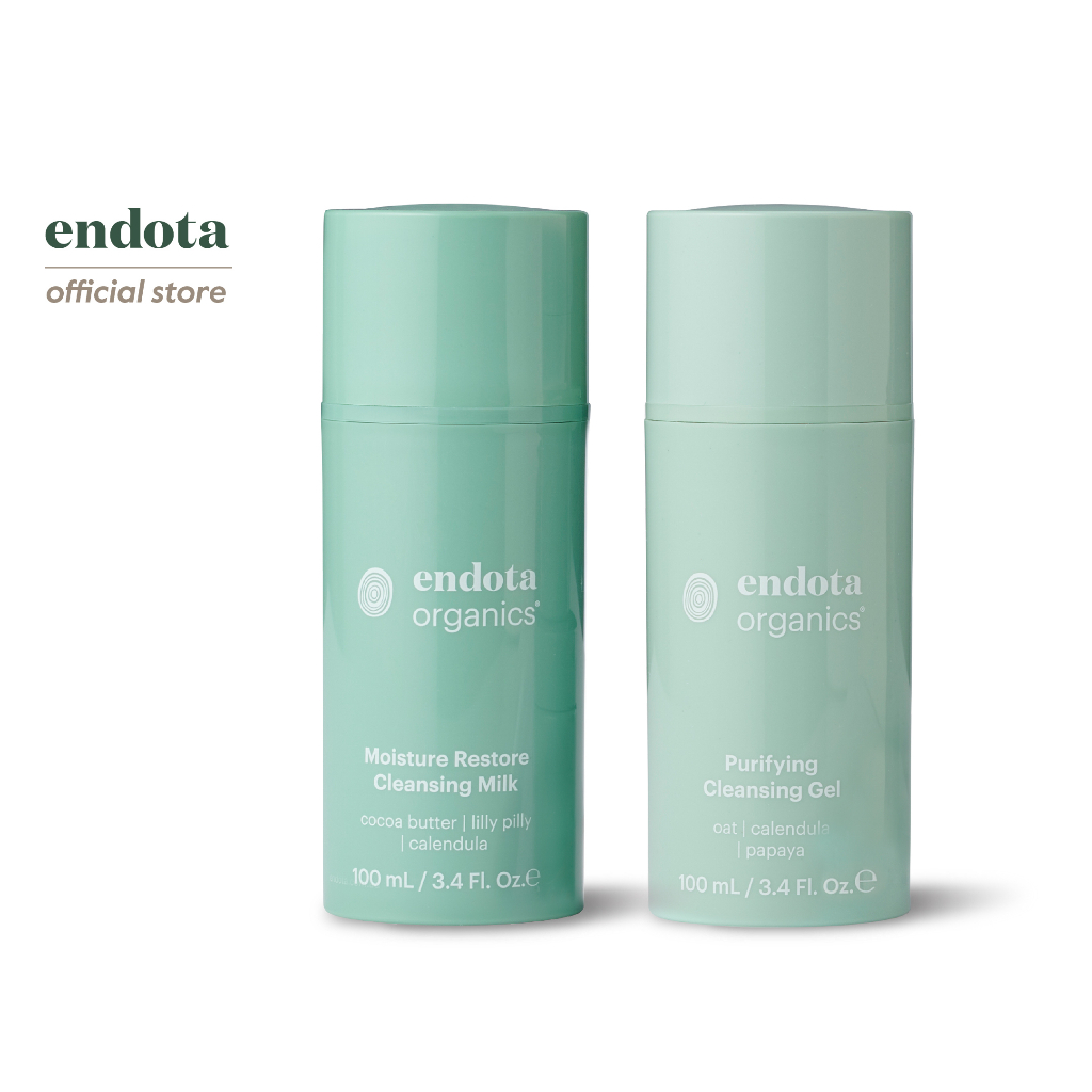 endota Organics™ Double Cleanse Duo (certified organic)