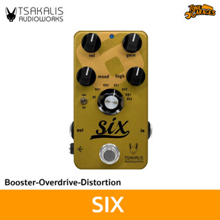 Tsakalis Audioworks SIX Booster-Overdrive-Distortion