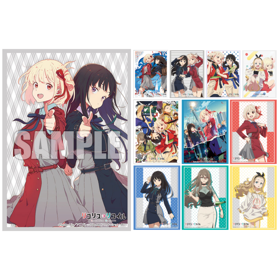 Bushiroad Sleeve Lycoris Recoil : Chisato Nishikigi, Takina Inoue, Mizuki Nakahara, Kurumi - ซองใส่ก