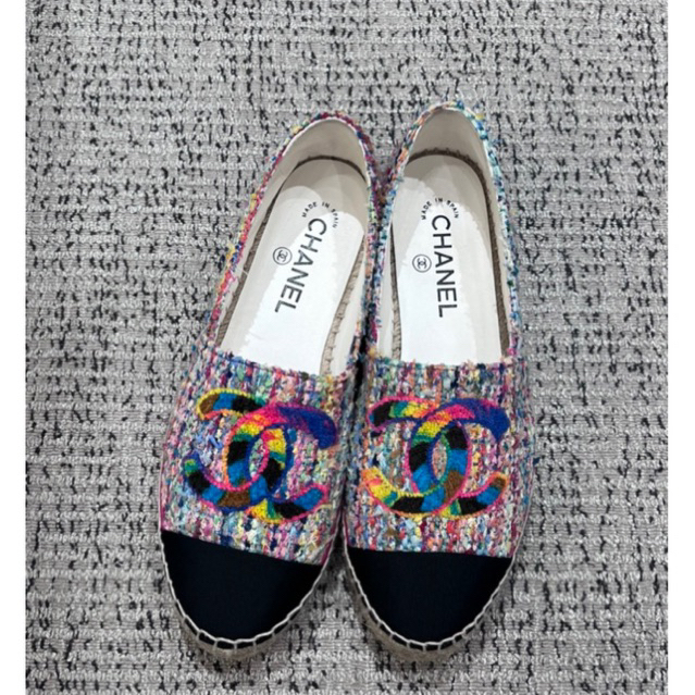 รองเท้า chanel espadrille แท้100% ซื้อจากshop ไซร์ 38