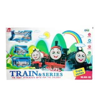 TRAIN SERIES THE MOST ATTRACTIVE GIFTS FOR THE CHILDREN รถไฟโทมัส รถไฟมหาสนุก รถไฟใส่ถ่านวิ่งราง