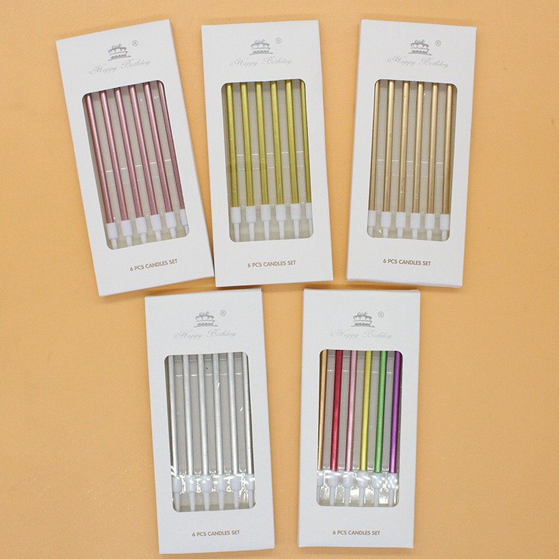 เทียนตรง เทียนวันเกิด 100 กล่อง พร้อมส่งในไทย