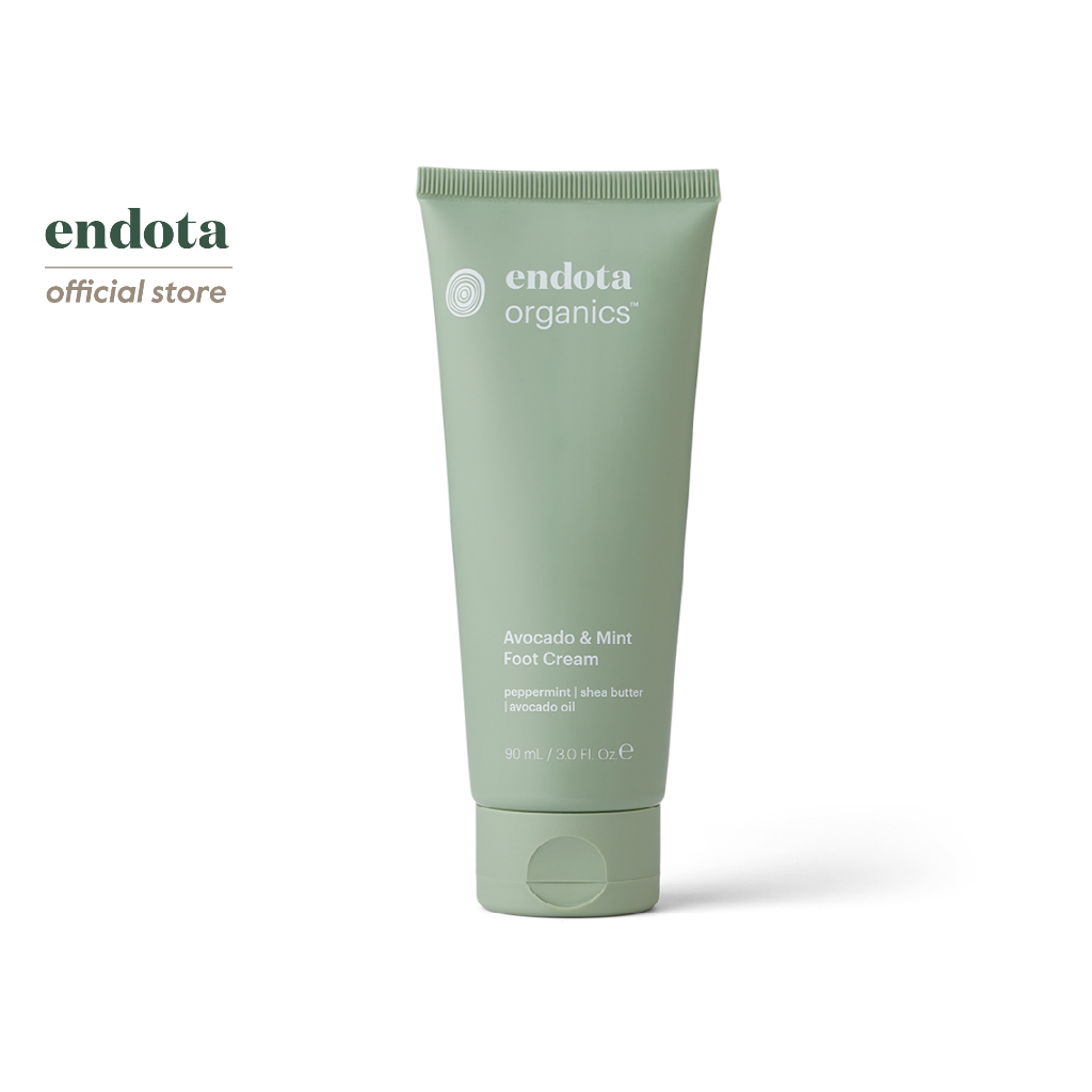 endota Avocado & Mint Foot Cream 90ml ครีมบำรุงเท้าออแกนิค 90ml (Made in Australia & COSMOS Certifie